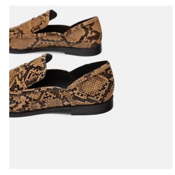 Zara Animal Print Loafers Size 6 - Picture 3 of 5